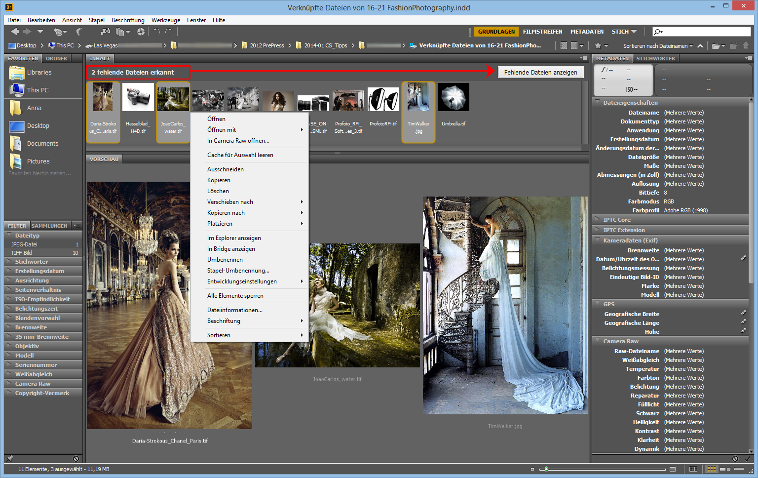 Tipp zu Adobe InDesign: Ein Bild über mehrere Rahmen verteilen